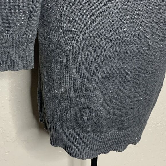 Rebecca Minkoff Janica Gray Metallic Sweater Dress Womens Size Small MSRP $228 - Picture 4 of 9